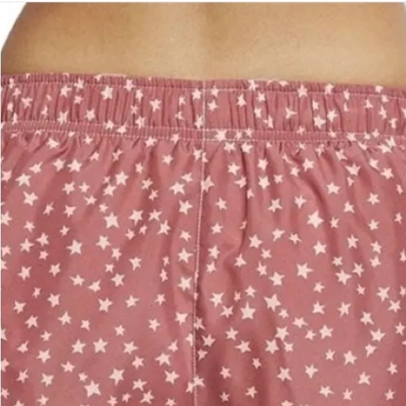 Nike Tempo Dri-Fit size 1X mauve w pink stars & trim 3” athletic running shorts - Picture 9 of 16